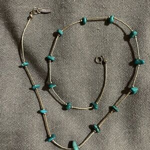 Silver and Turquoise Necklace